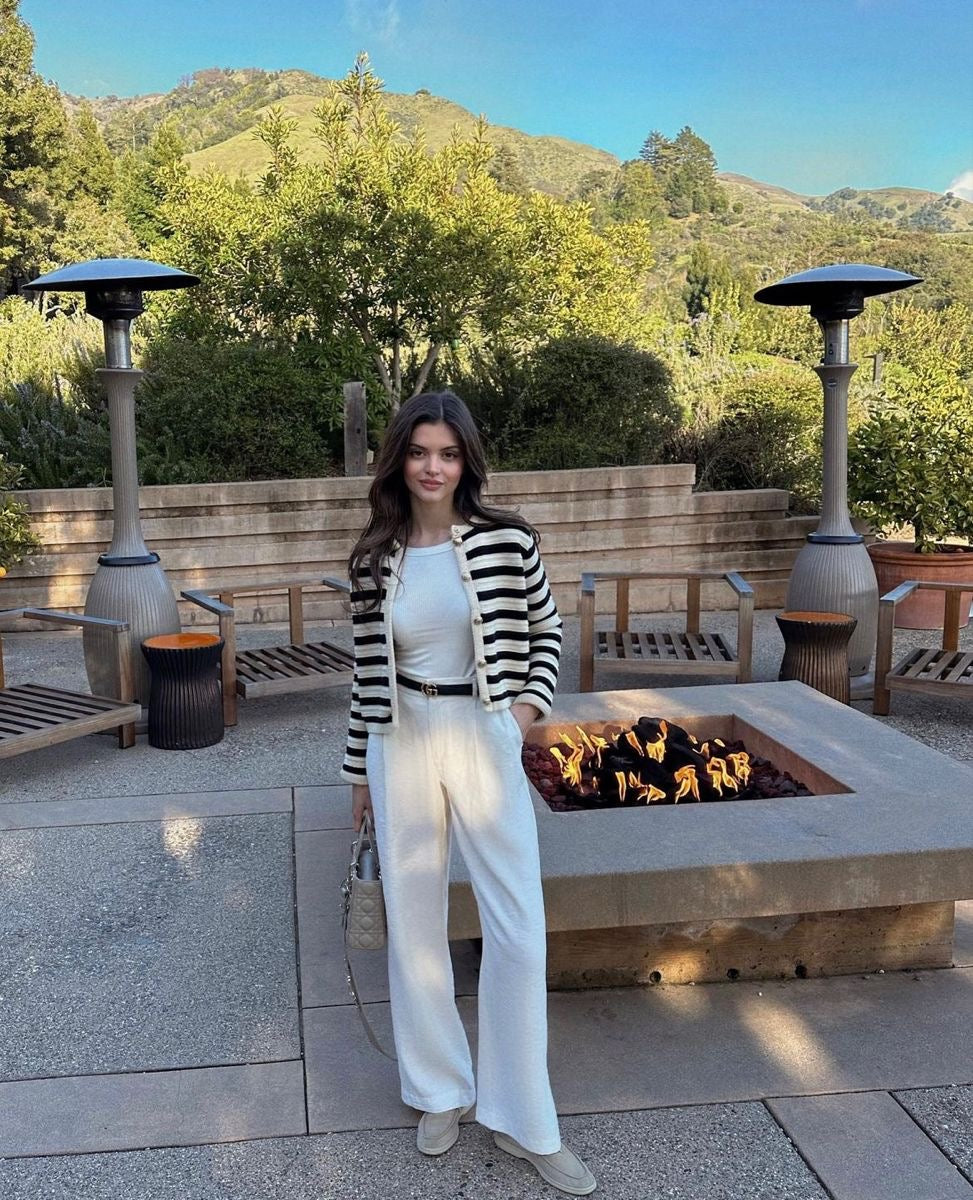 Serena Striped Cardigan