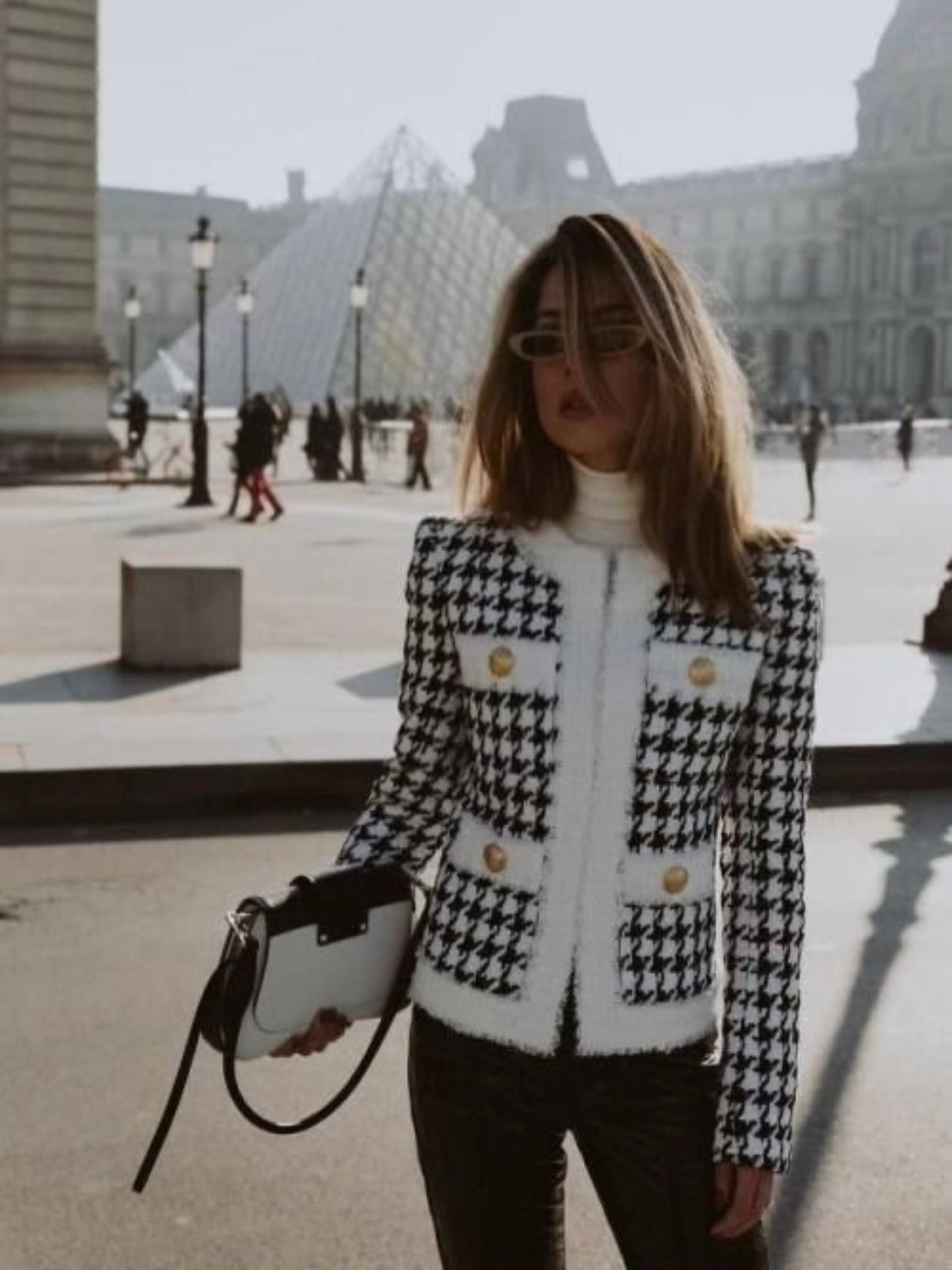 Francesca Houndstooth Jacket