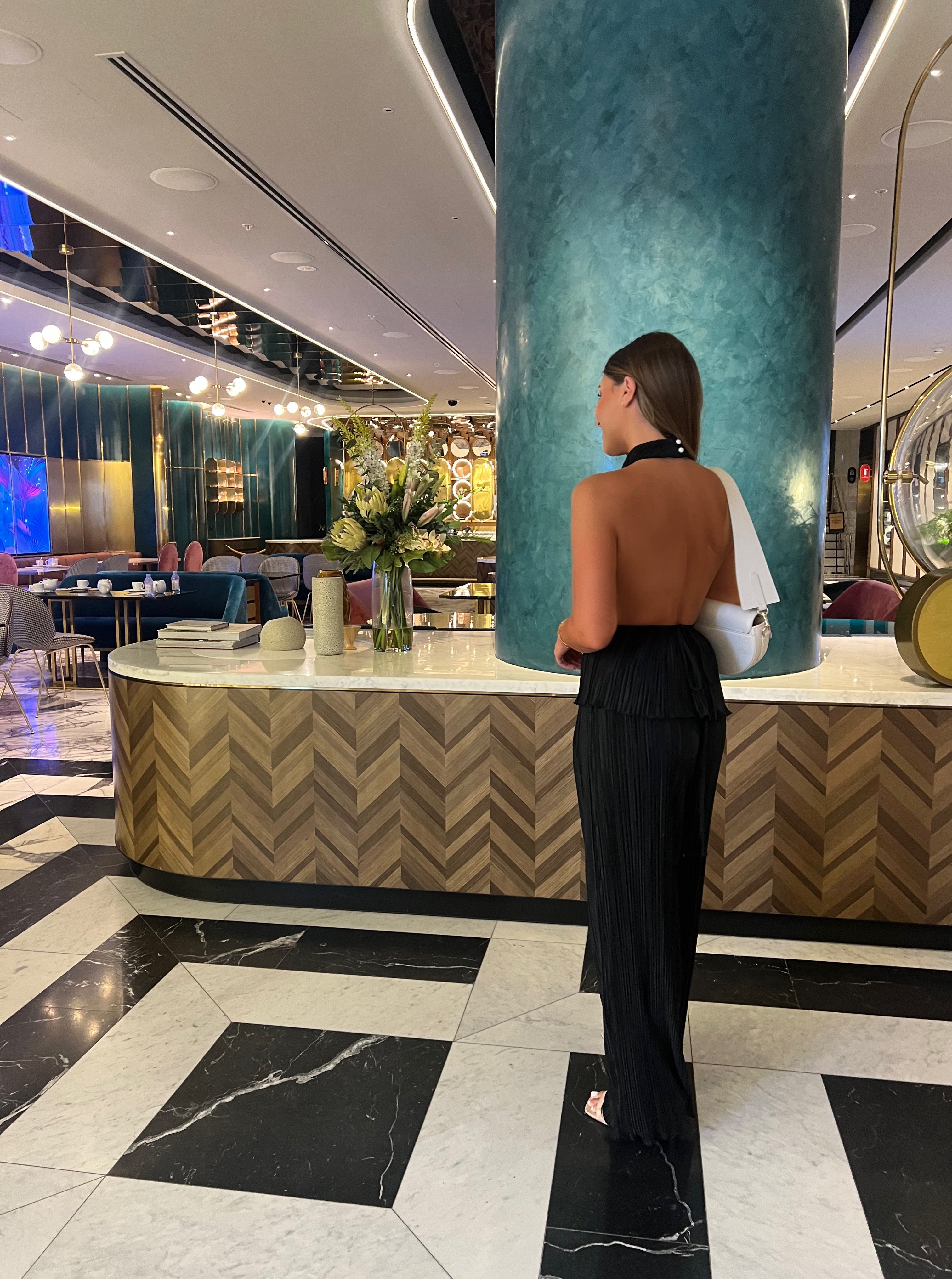 Roma Plisse Set | Black