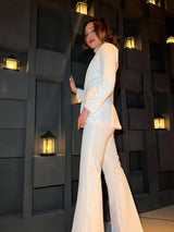 Stefania White Suit Set