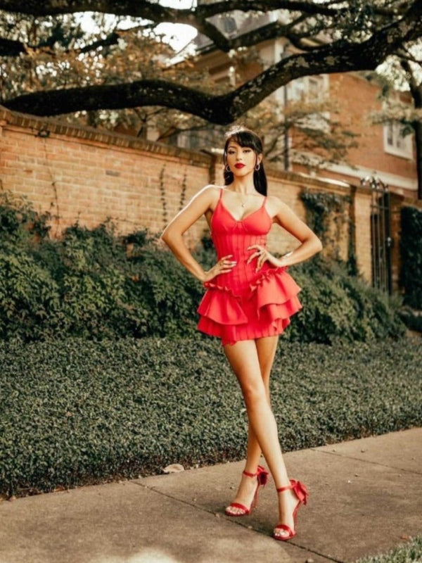 Marilyn Mini Dress | Red